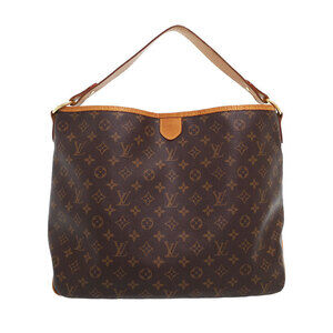 Louis Vuitton Monogram Leather Brown Delightful Semi Shoulder Bag